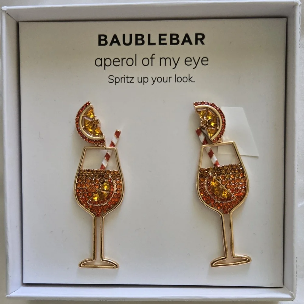 BaubleBar Cocktail Earrings Set- New In Boxes - Picture 4 of 7